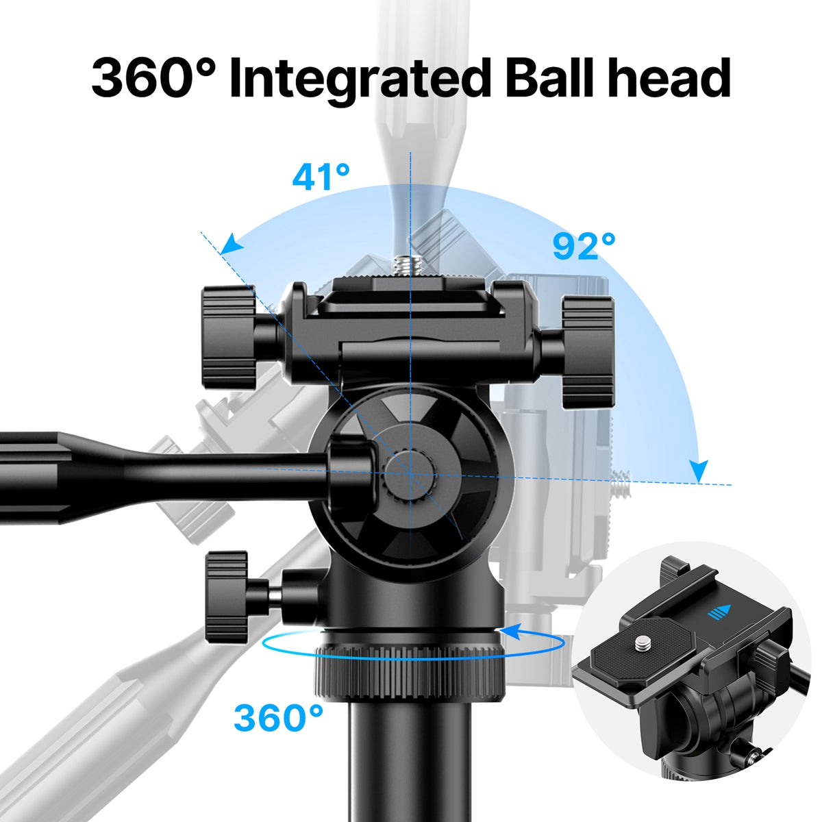 Ulanzi MT-65 Video Tripod With Pan/Tilt Head