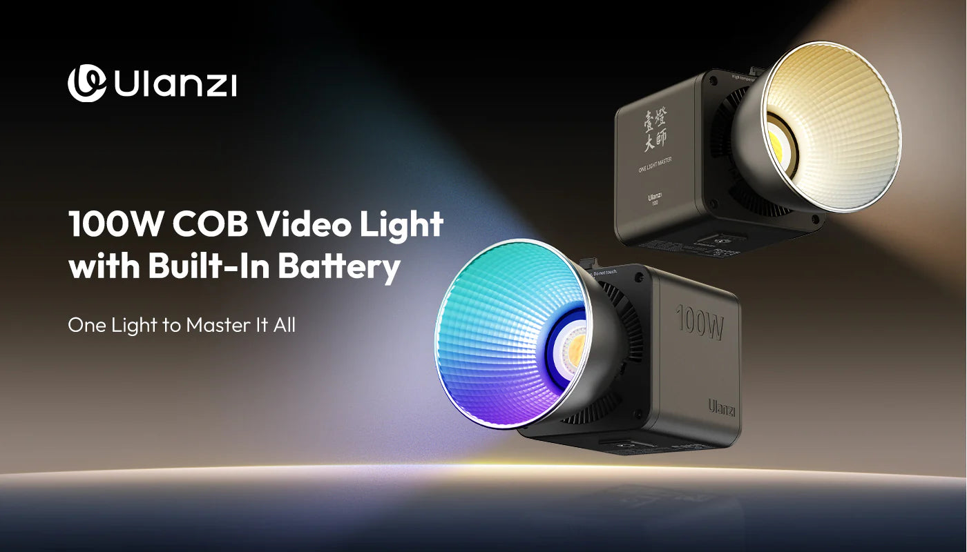 Ulanzi 100W COB Video Light With Built-In Battery