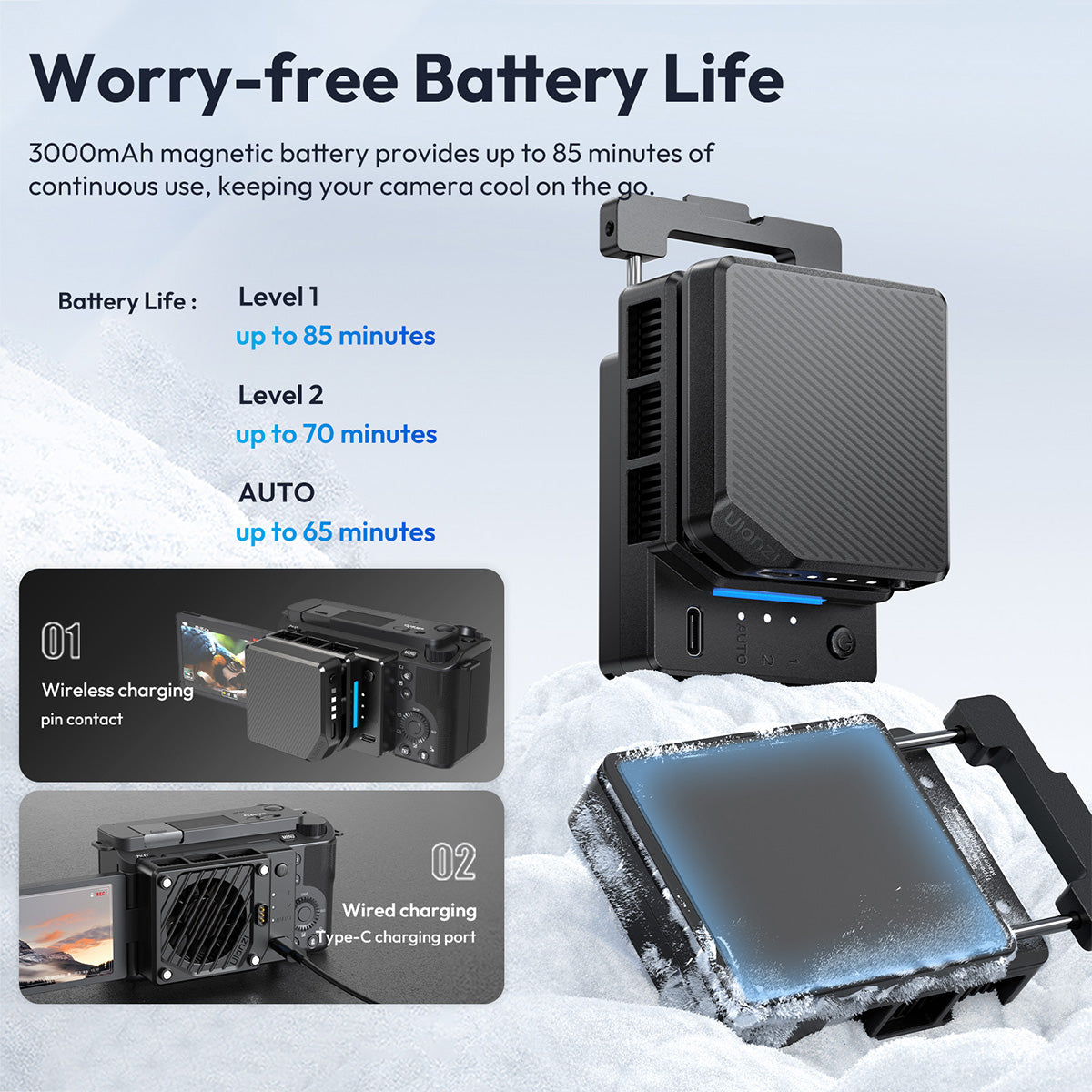Ulanzi CU01 Thermostatic Semiconductor Camera Cooler Kit