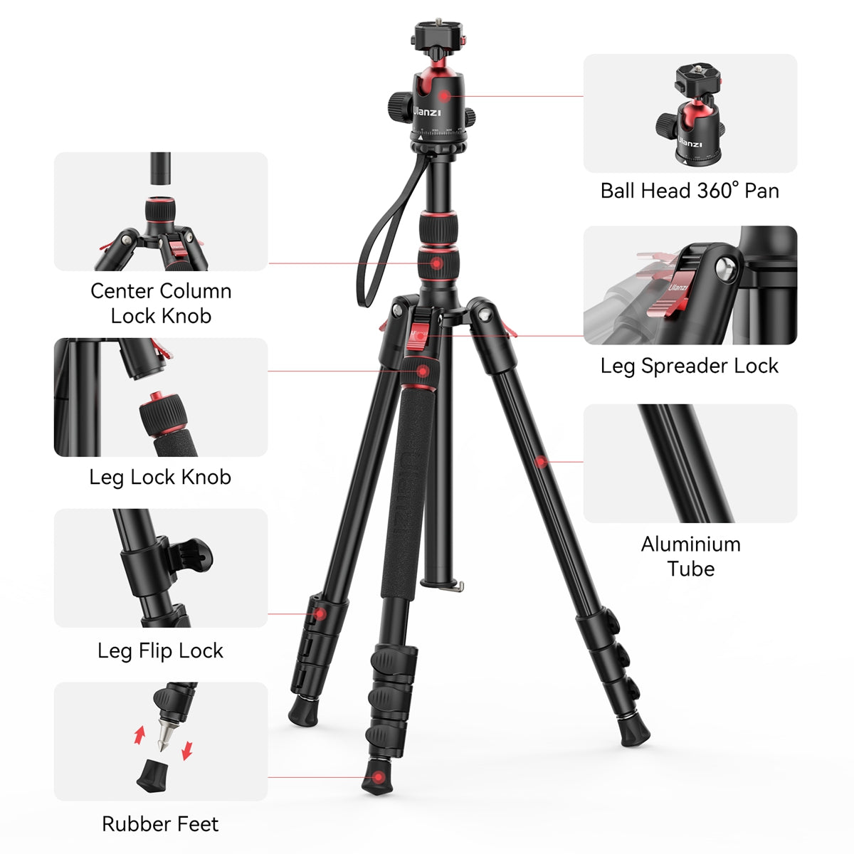 Ulanzi TT31 Claw Quick Release Tripod & Monopod