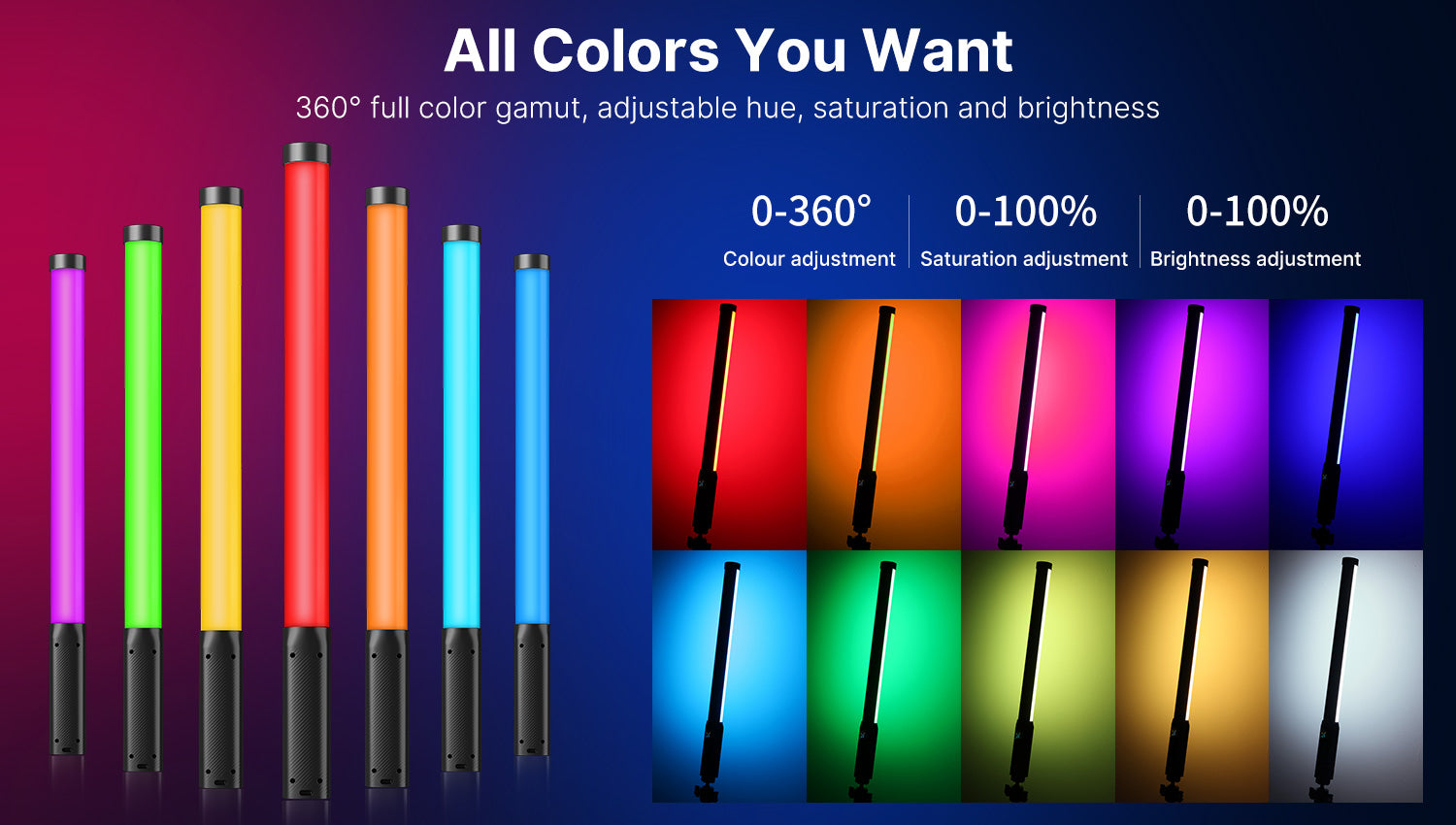 Ulanzi VL119 RGB LED Light Wand