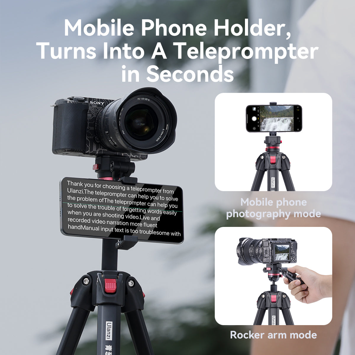 ULANZI Ombra Claw Travel Tripod TT07