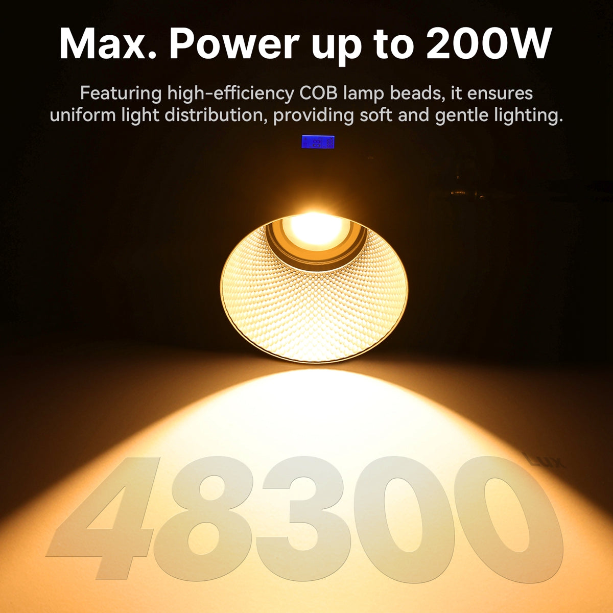Ulanzi VL-200Bi 200W V-Mount COB Video Light