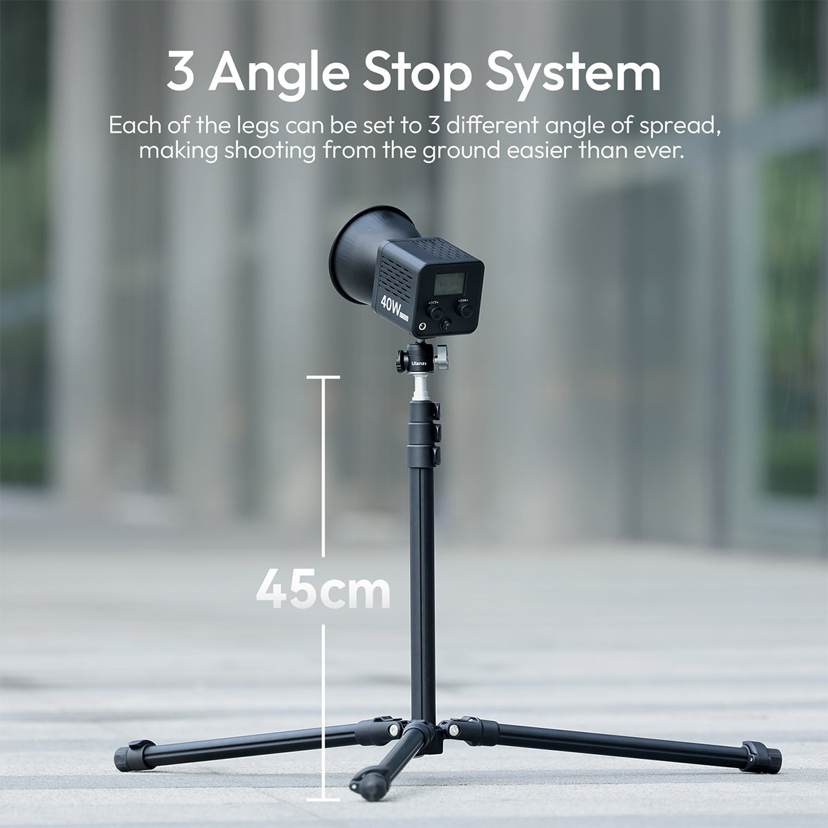Ulanzi Reversible Leg Light Stand TT43