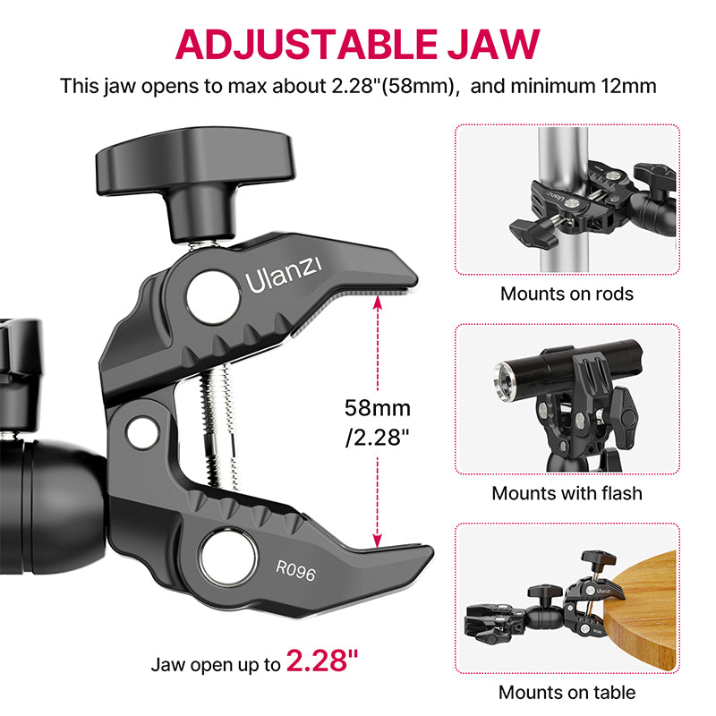 Ulanzi R096 Double Super Clamp