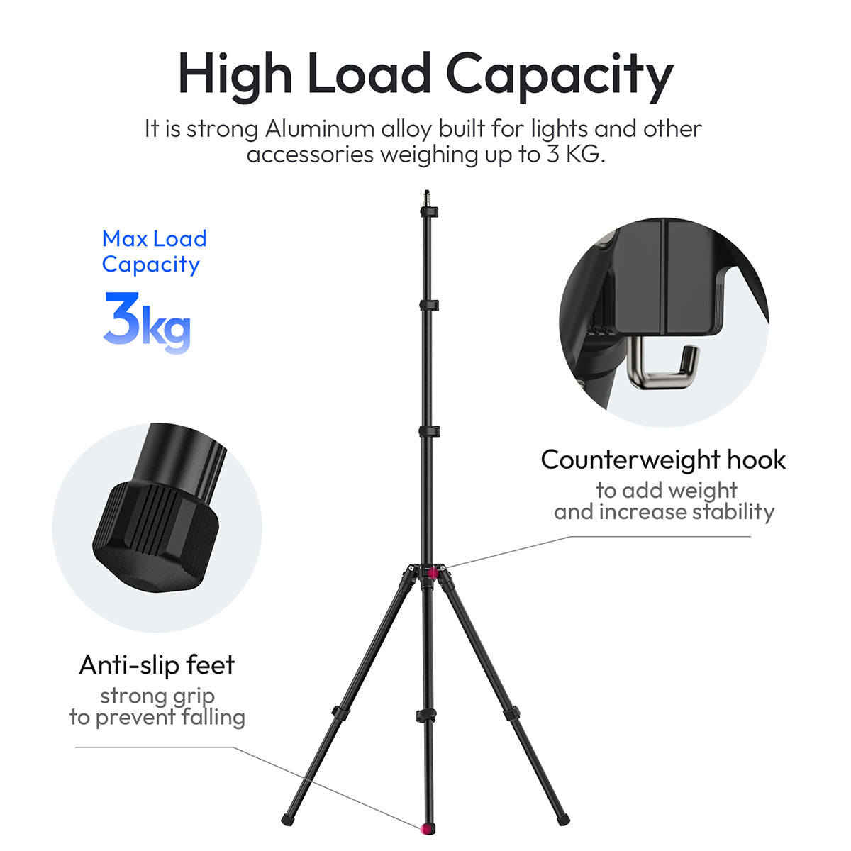 Ulanzi Reversible Leg Light Stand TT43