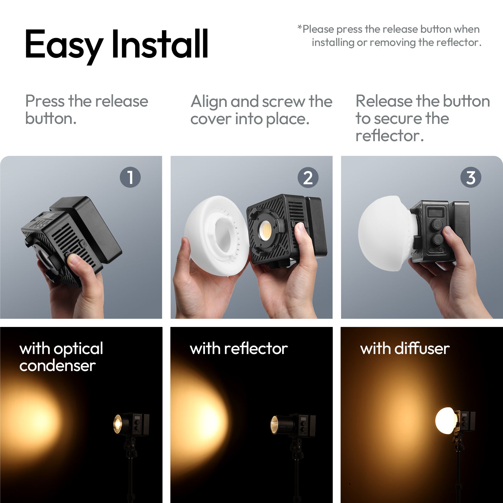 Ulanzi EC65 65W Portable Bi-Color LED Video Light