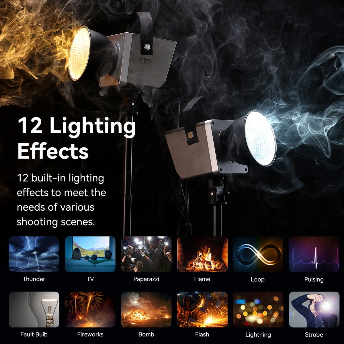 Ulanzi LS29 60W Bi-Color COB Video Light