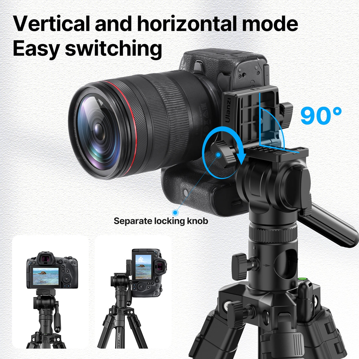 Ulanzi MT-65 Video Tripod With Pan/Tilt Head