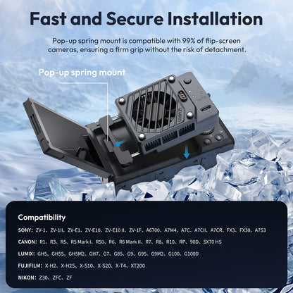 Ulanzi CU01 Thermostatic Semiconductor Camera Cooler Kit