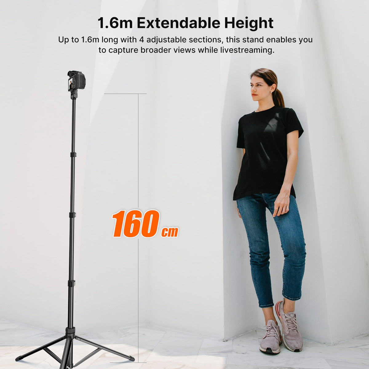 Ulanzi TB64 Light Stand Tripod for Camera, Smartphone
