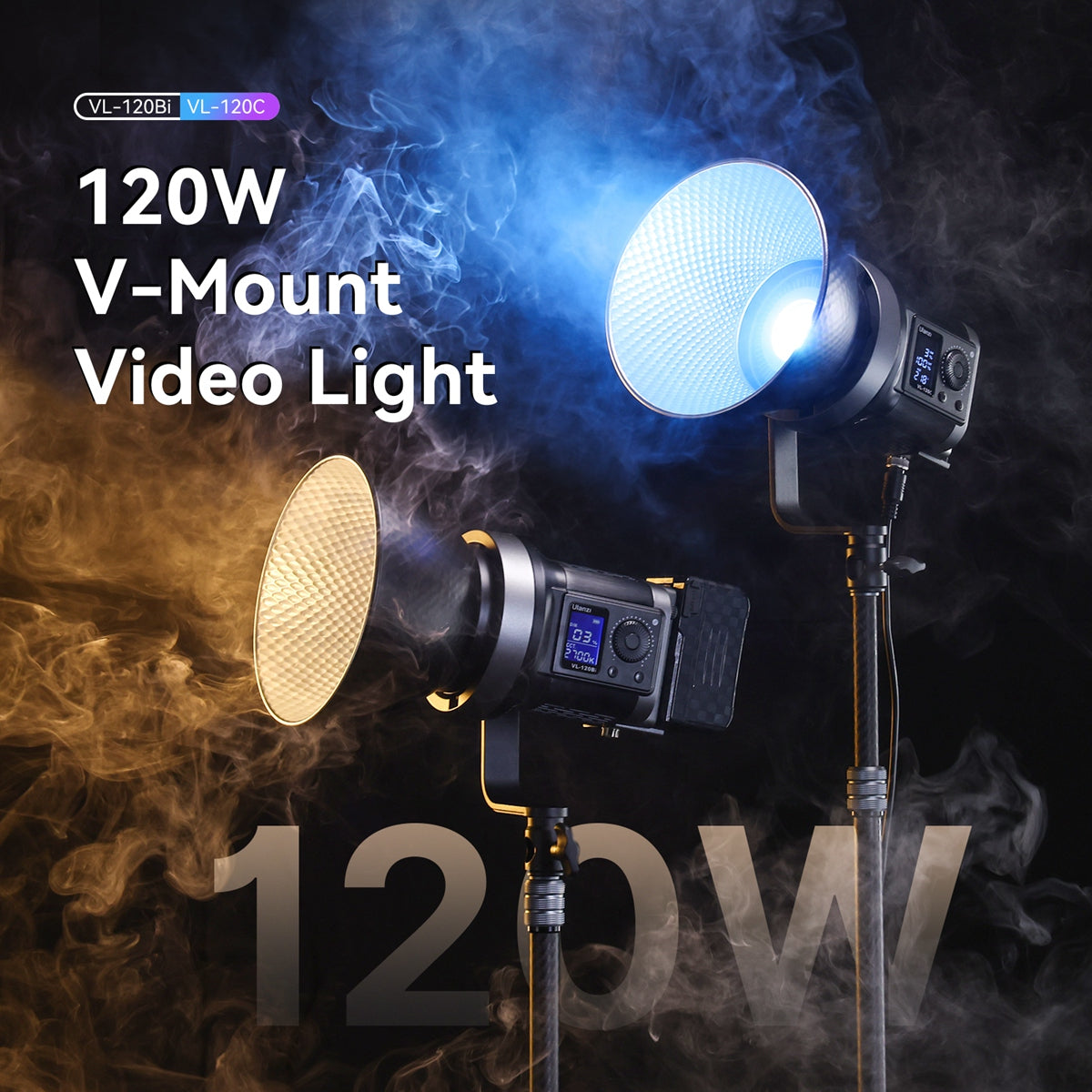 Ulanzi VL-120 120W V-Mount COB Video Light