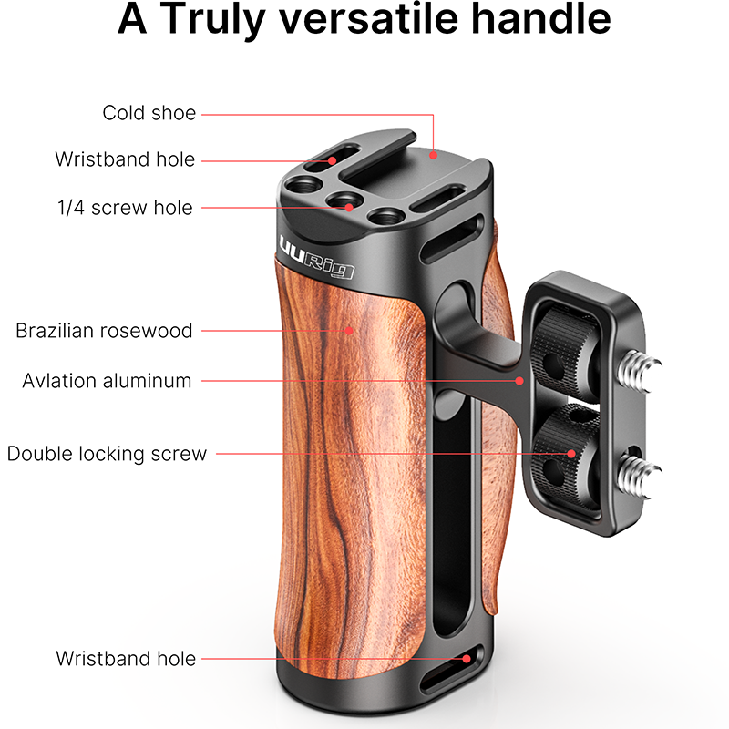 Ulanzi R075 Universal Wooden Handle