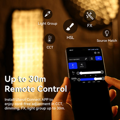 Ulanzi VL-200Bi 200W V-Mount COB Video Light