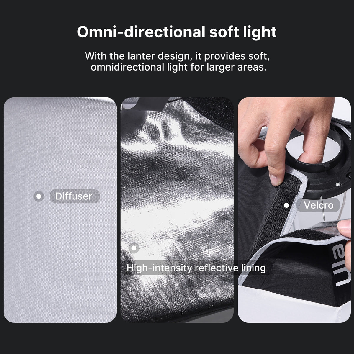Ulanzi AS-L30 30cm Mini Bowens Mount Lantern Softbox