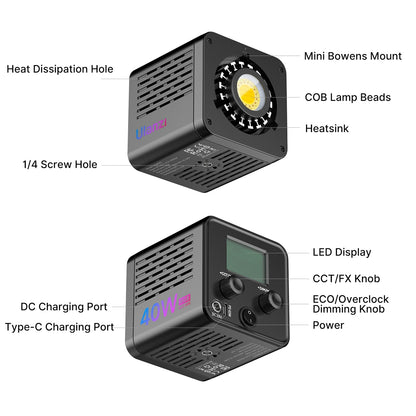 Ulanzi 40W Pro Portable LED Video Light