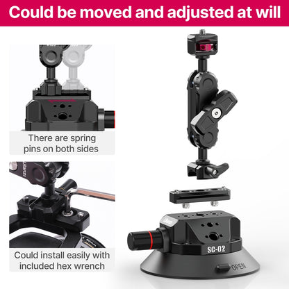 Ulanzi SC-02 Strong Suction Cup Mount