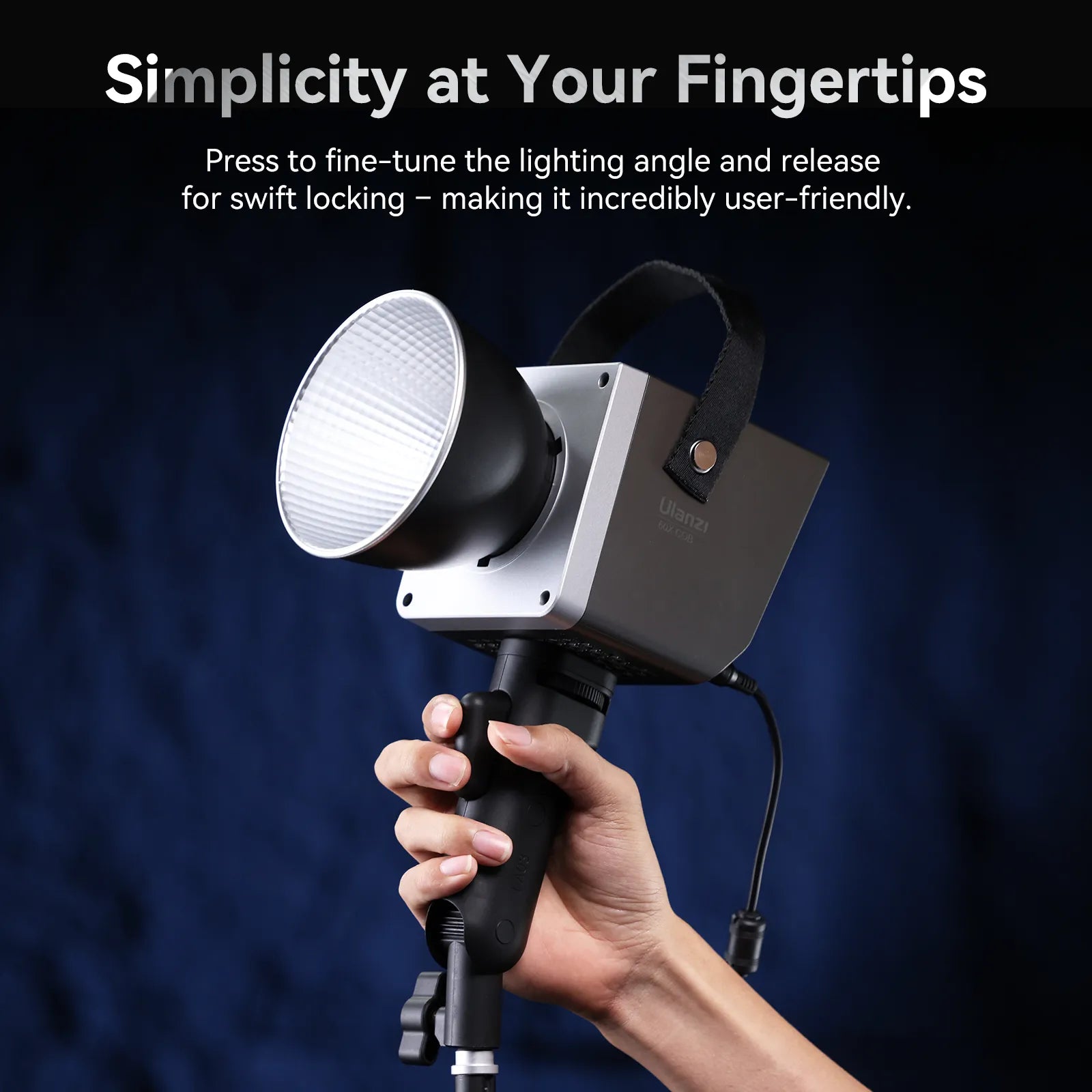 Ulanzi LA03 Universal Light Stand Adapter With Pistol Handle Grip
